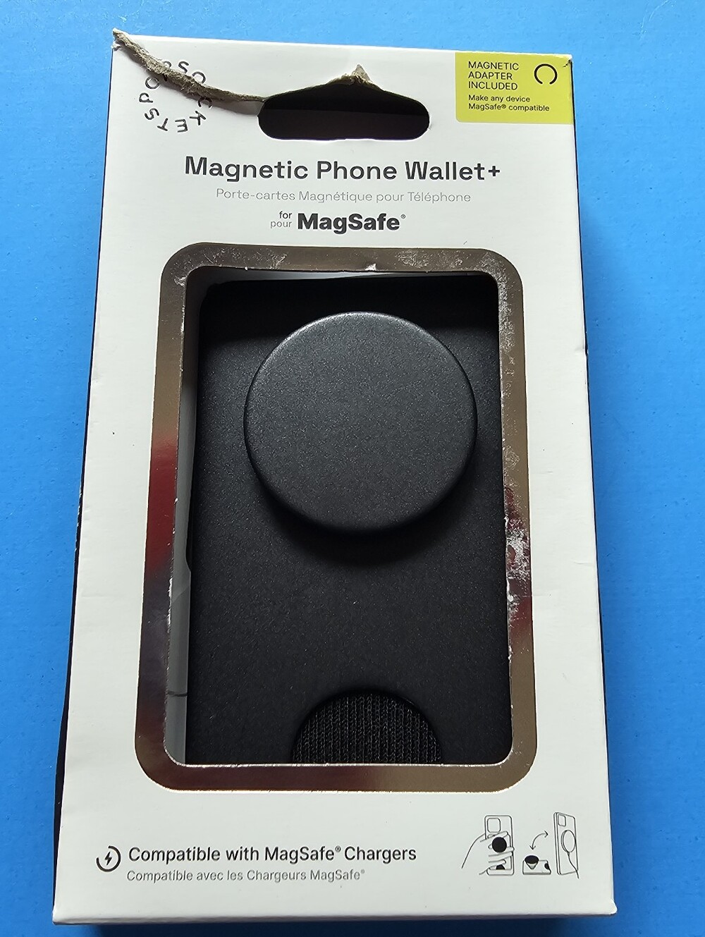 Popsocket - Black MAGSAFE Popwallet+